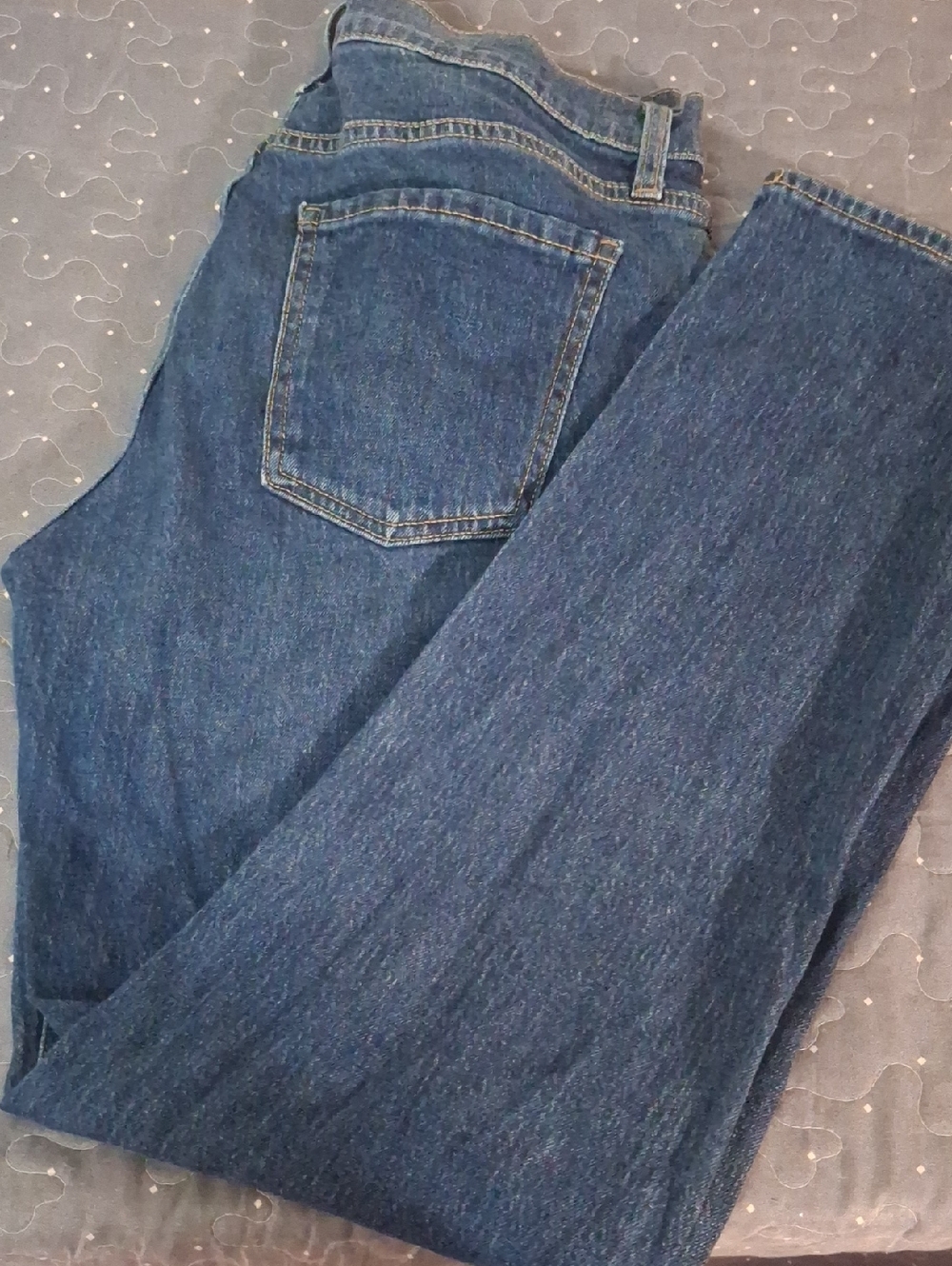 Old Navy mid rise WOW Boyfriend Blue Denim Jeans size 10